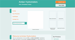 Desktop Screenshot of amberthermometers.com